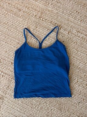 Splits59 Royal Blue Strappy Tank Top
